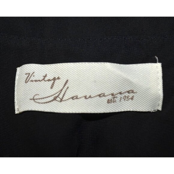 Vintage Havana Ladies Sheer Black Cropped Tank Top Size L Aztec Straps - Picture 8 of 10